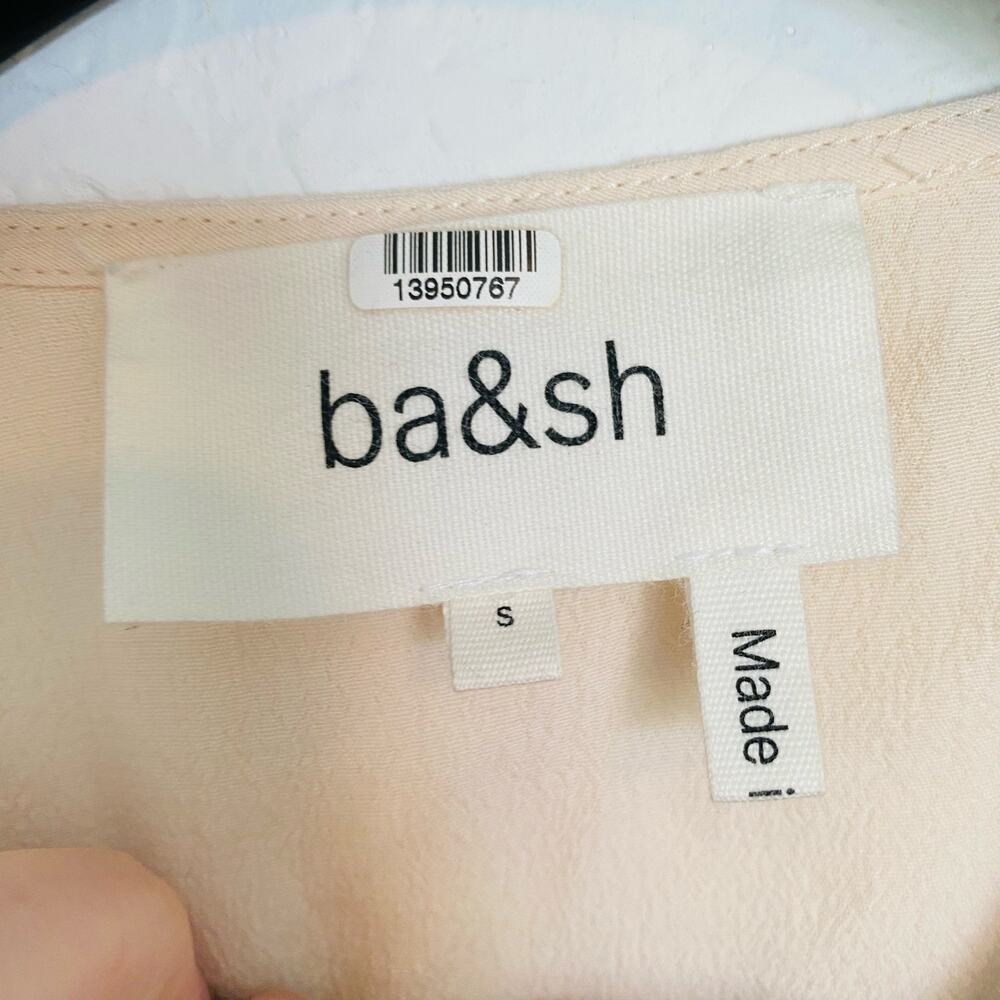 BA&SH Fani Top Cream Open Back Ruffle Small - Picture 4 of 9
